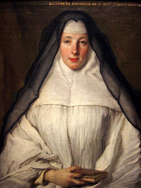 Nicolas de Largilliere Portrait of Elizabeth Throckmorton oil painting image